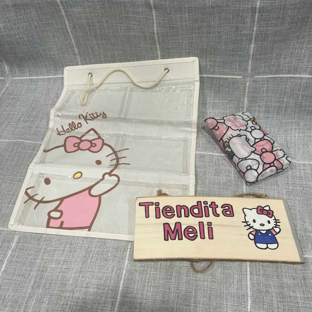 Hello Kitty Wall Organizer with a Large tote bag SOLD